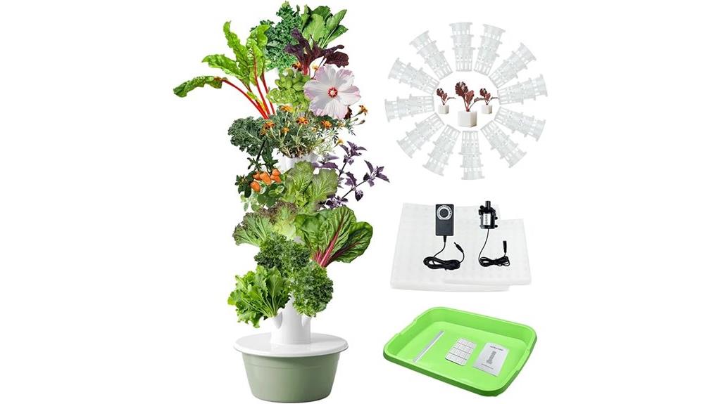 nine layer plant tower