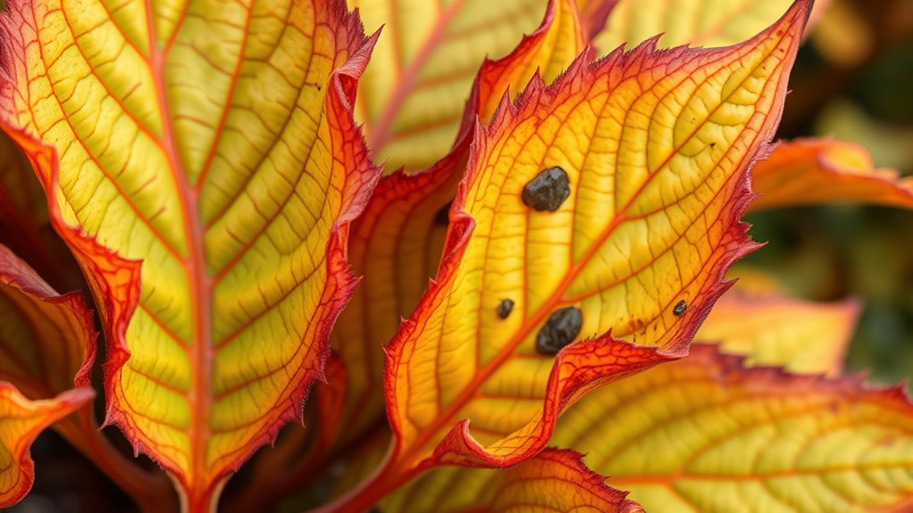 nutrient deficiency leaf abnormalities