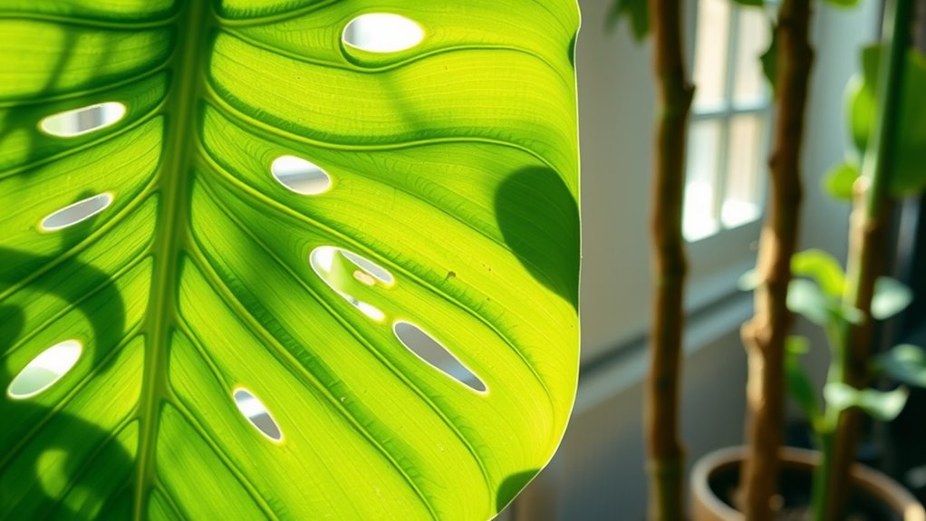 optimal monstera lighting care
