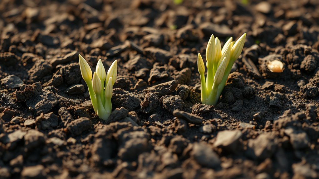 optimal soil temperature promotes asparagus growth