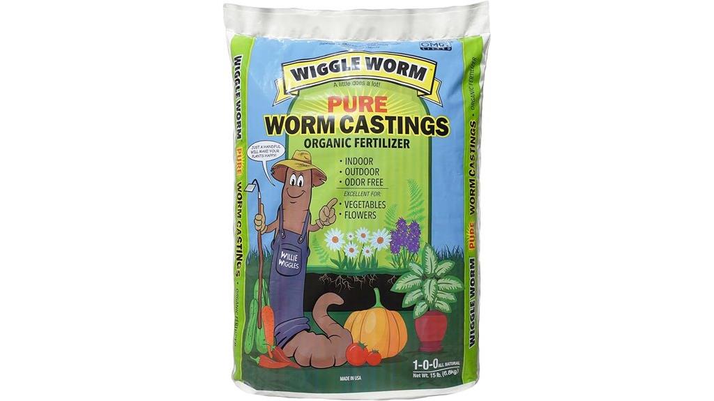 organic 15 pound worm castings