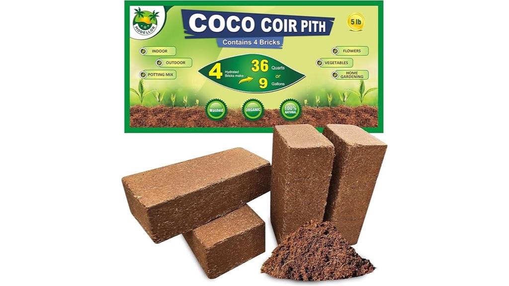 organic coco coir blocks