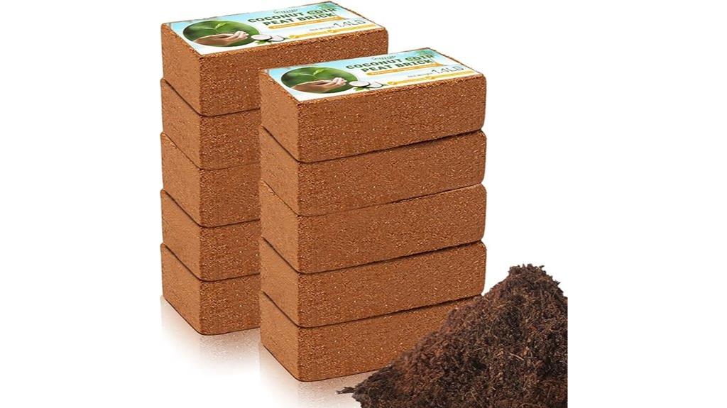 organic coco coir bricks