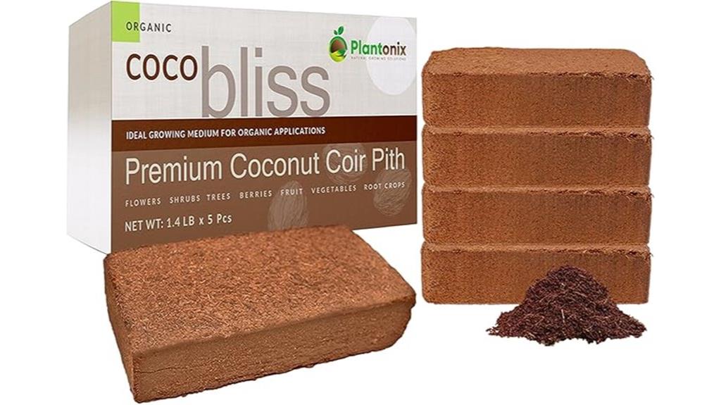 organic coconut coir bricks