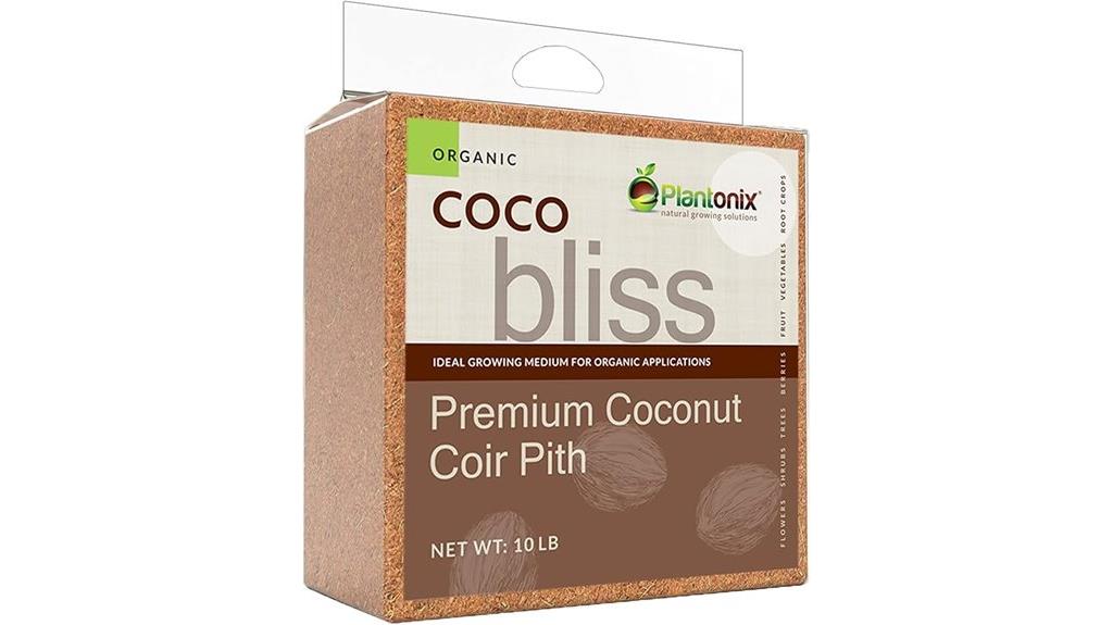 organic coconut coir plant medium