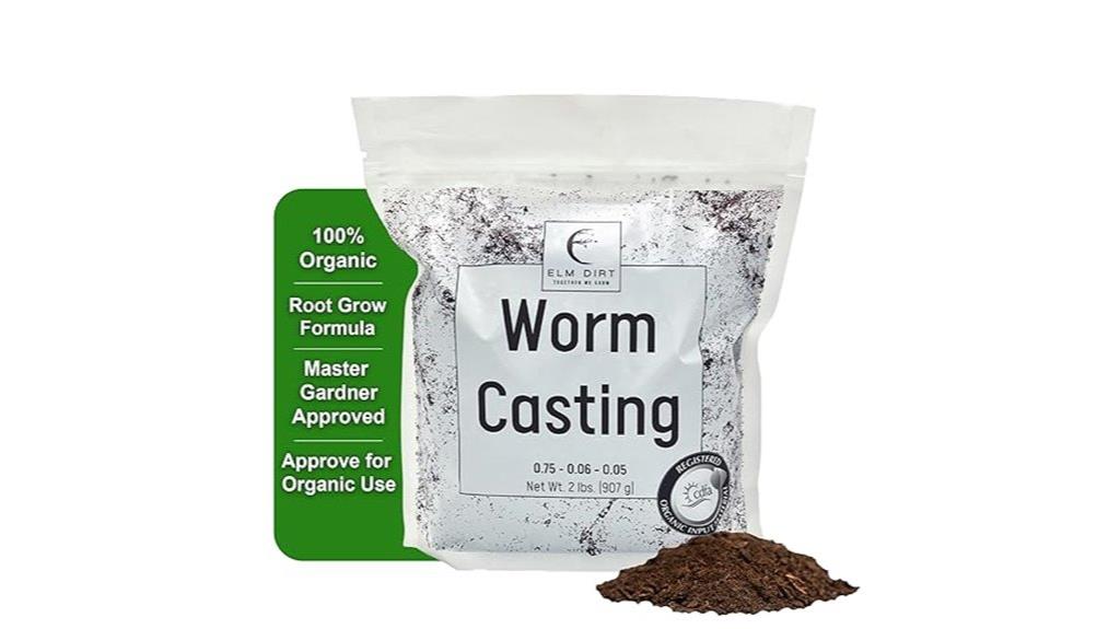 organic elm worm castings