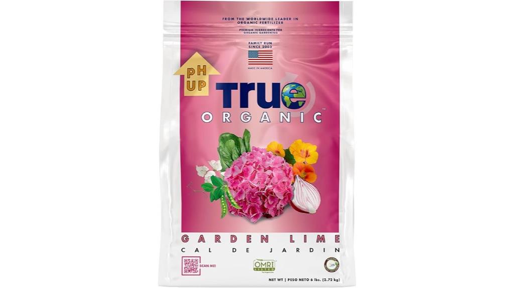 organic garden lime container