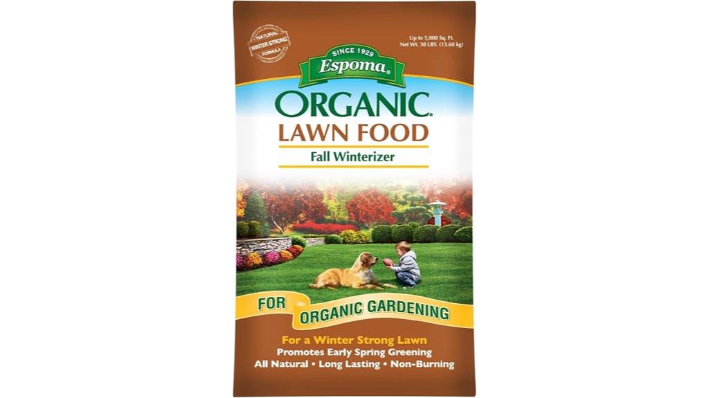 organic lawn fertilizer 30 lbs