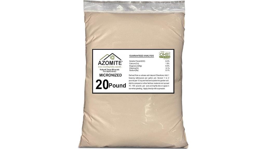 organic micronized trace fertilizer
