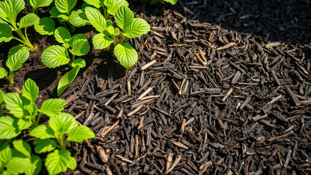 organic mulches promote pest resistance