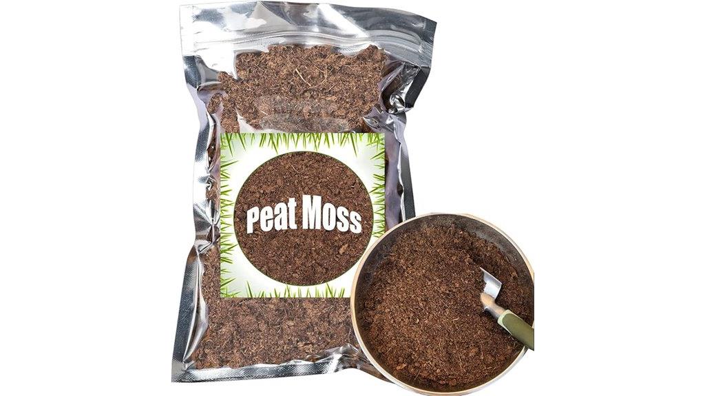 organic peat moss soil
