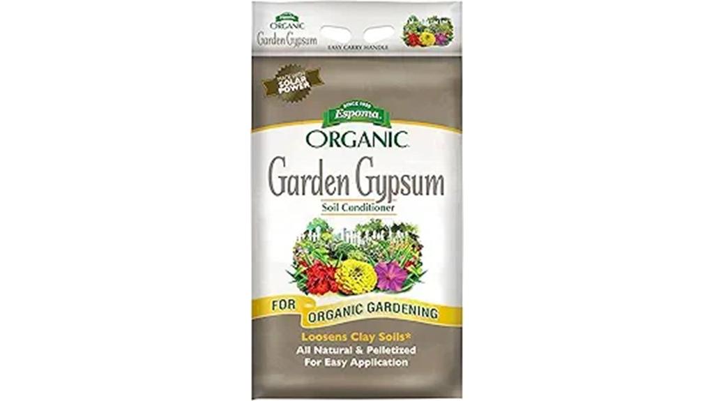 organic soil conditioner gypsum