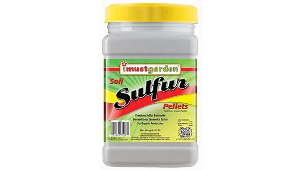 organic sulfur pellet shaker