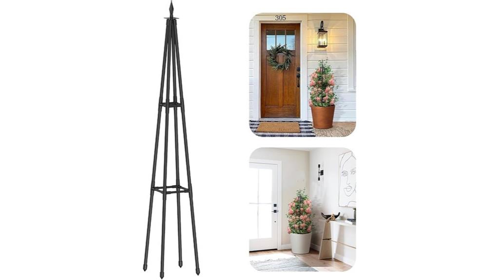 outdoor climbing plant support