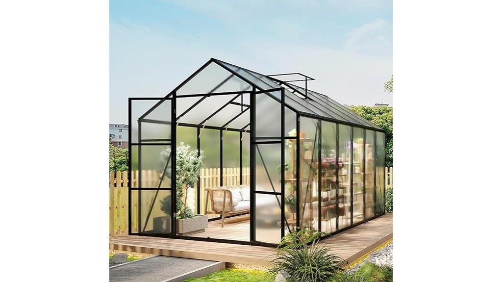 outdoor polycarbonate greenhouse