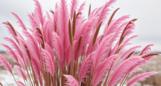 pink muhly grass browning