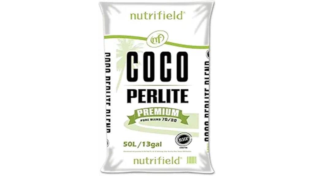 plant growing coco coir
