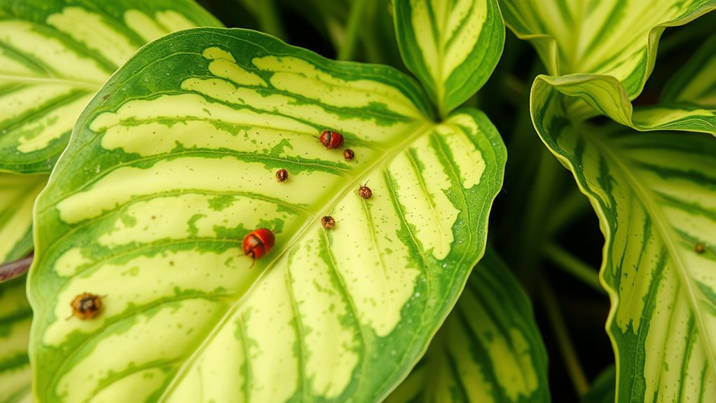 plant health deterioration due to pests