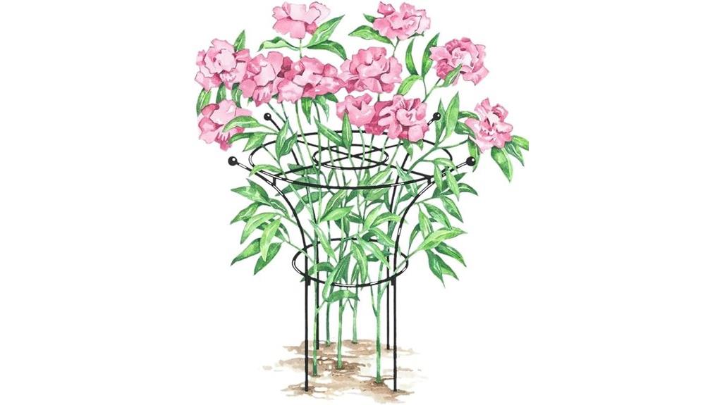 plant support frame for peonies