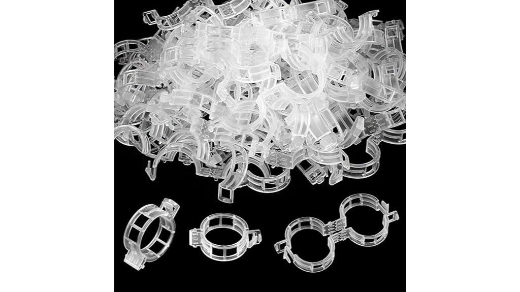 plastic plant support clips