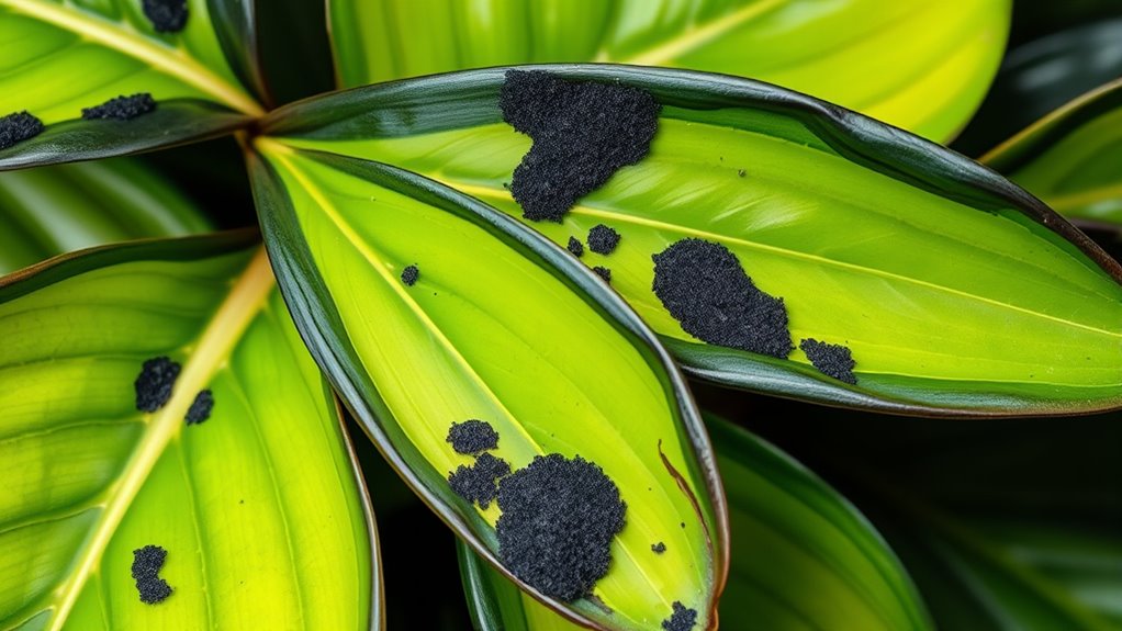 plumeria leaf discoloration issues