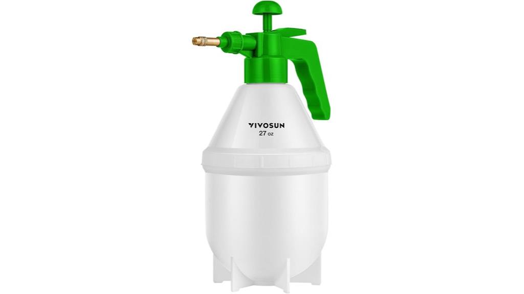 portable 0 8l green sprayer