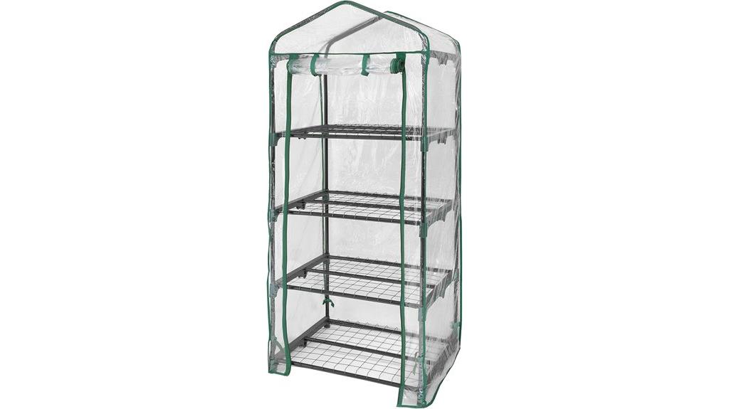 portable 4 tier greenhouse