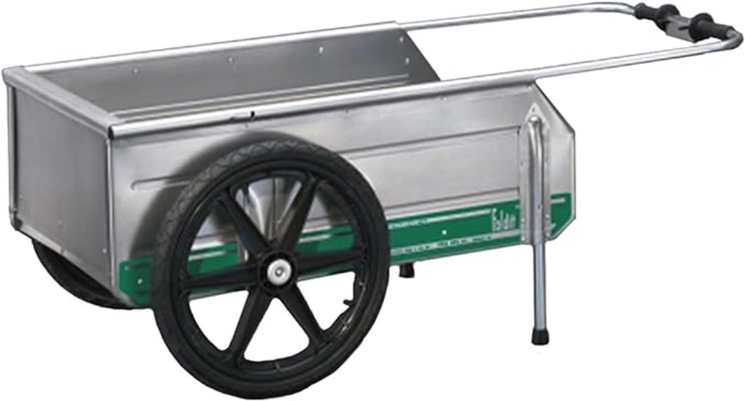 portable aluminum utility cart