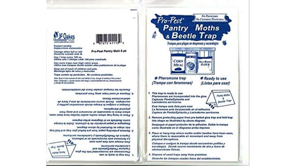 pre baited pantry moth traps
