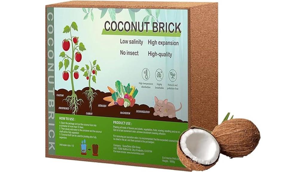 premium coco coir brick