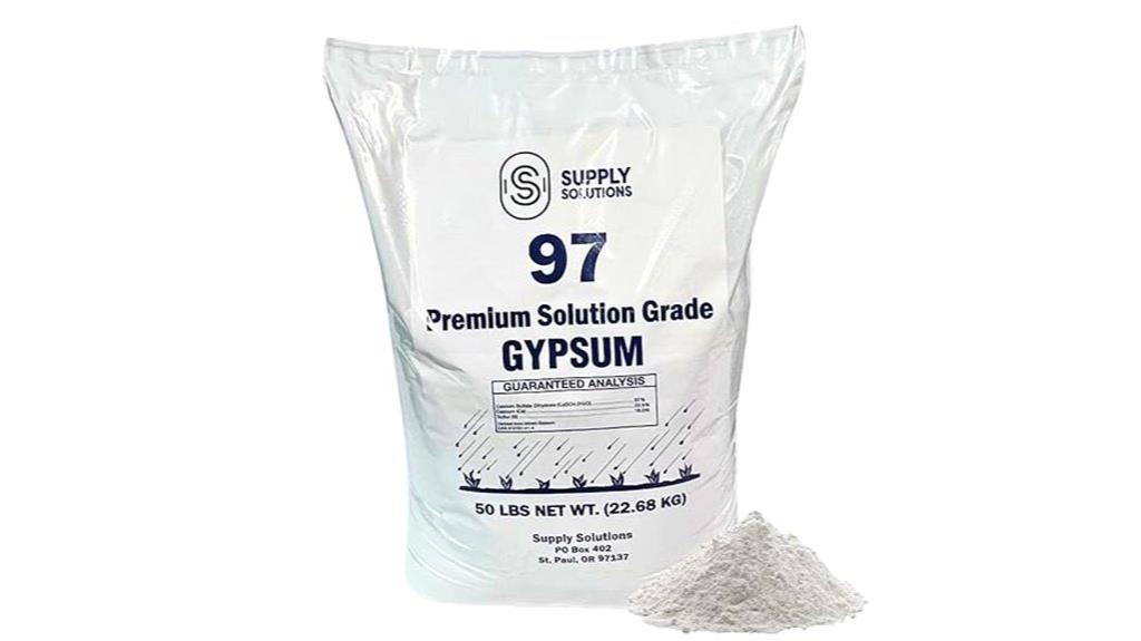 premium soil gypsum 50lbs