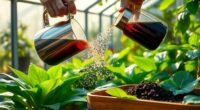 prepare and spray compost tea