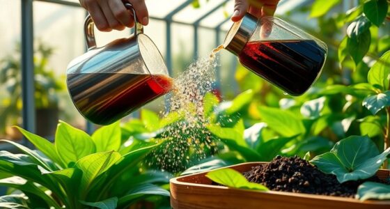 prepare and spray compost tea