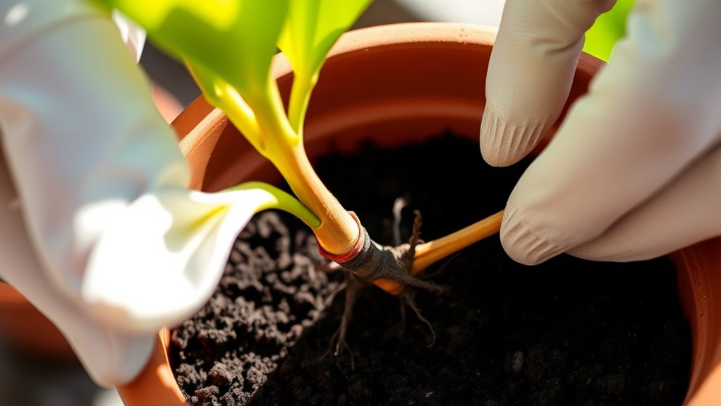 proper cutting planting technique