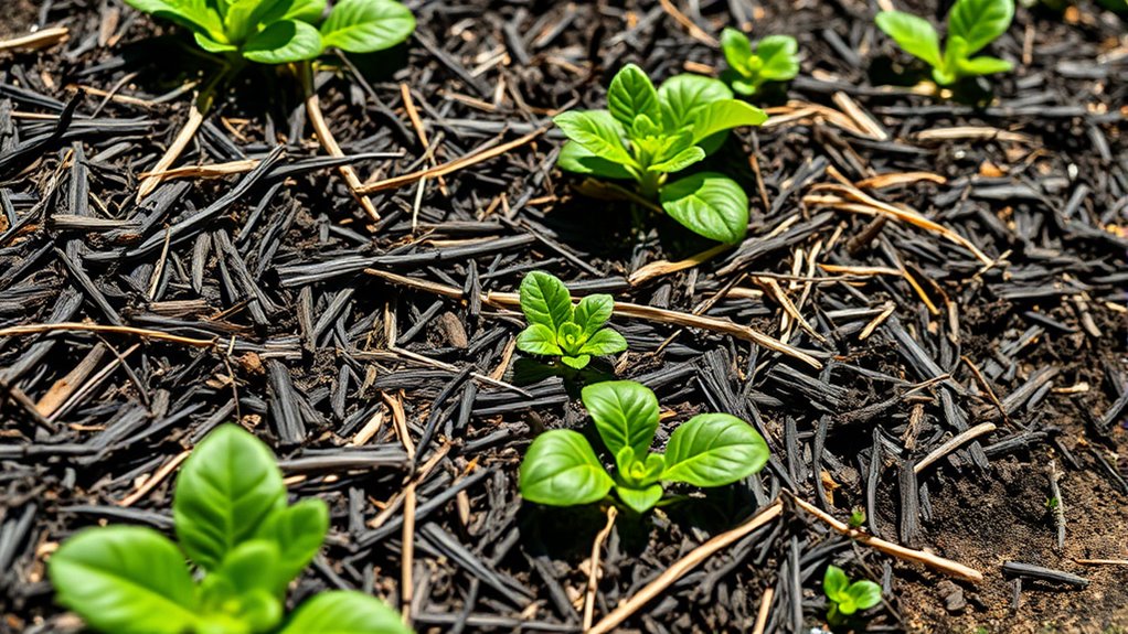 proper mulch application minimizes pests