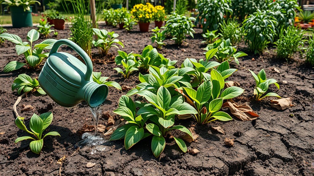 proper watering and soil care