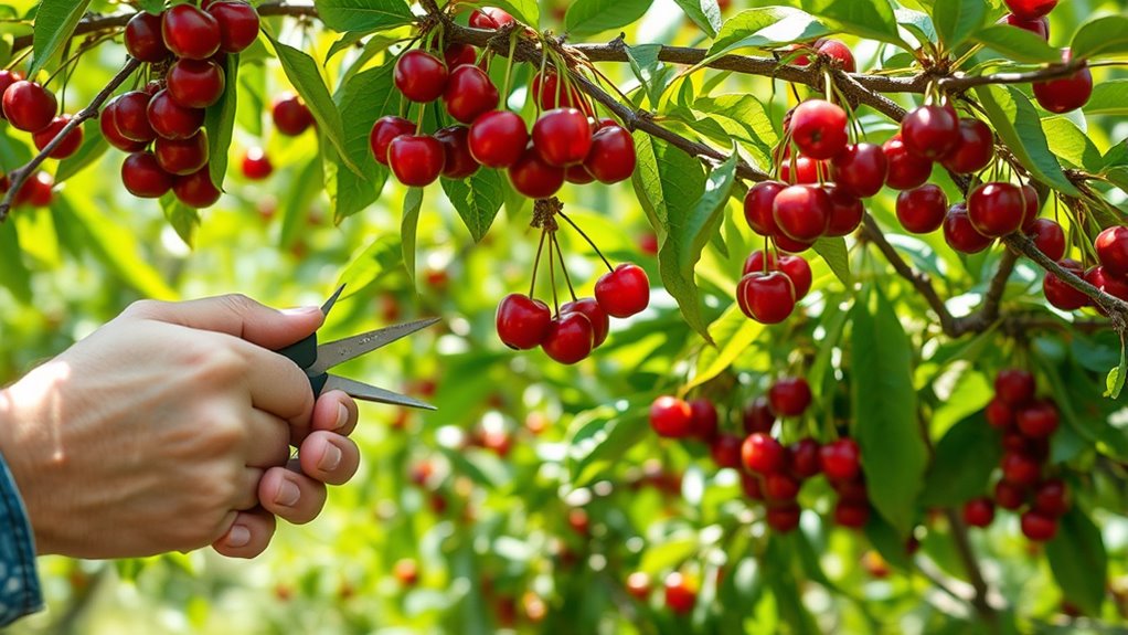 prune for airflow and pests