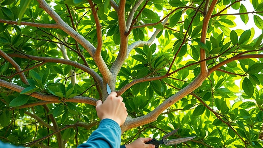 prune for light penetration