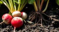 radishes with root maggots