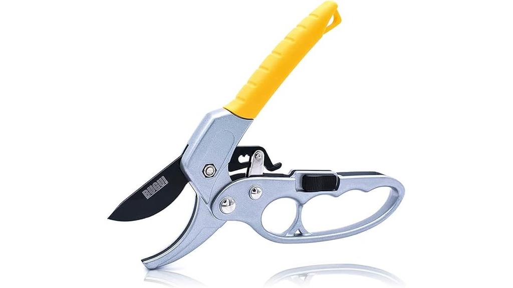 ratchet pruning shears