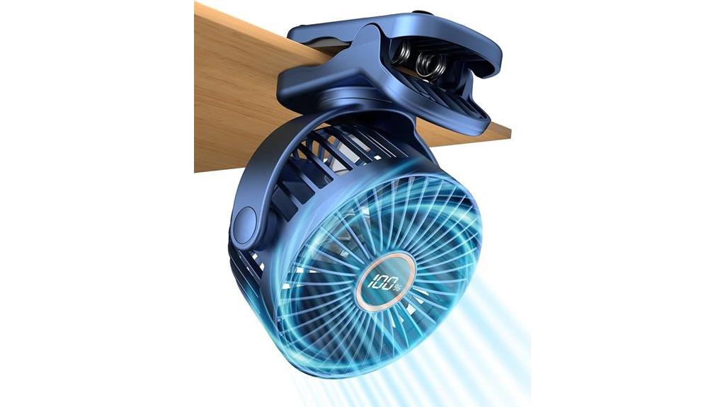 rechargeable 360 portable fan