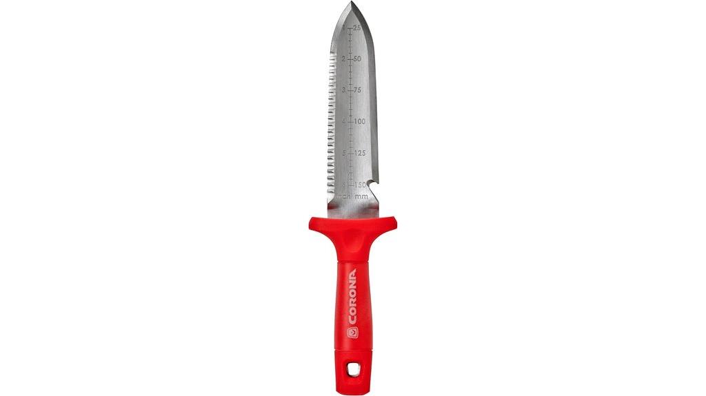 red garden knife