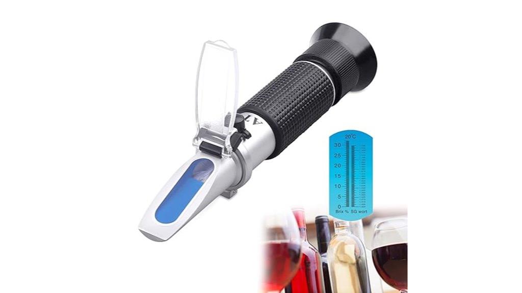 refractometer with automatic temperature correction