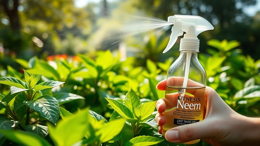 safe neem oil application