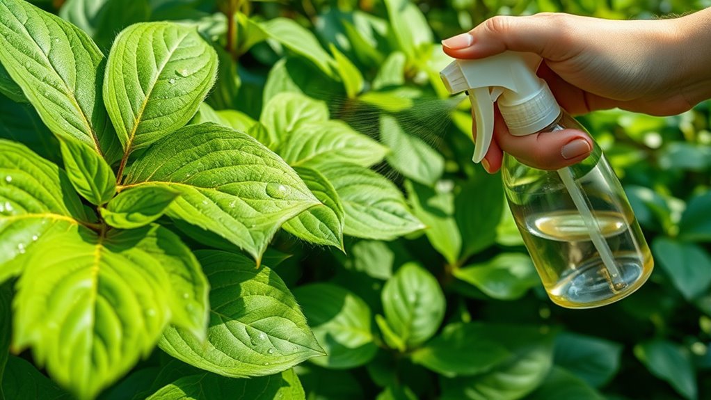 safely applying neem oil