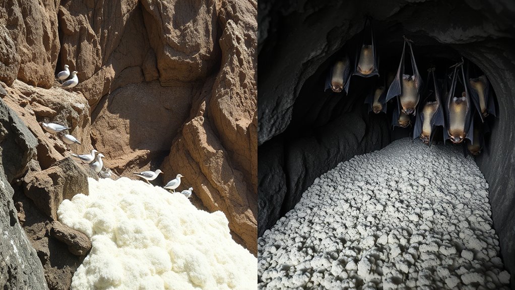 seabird and bat guano collection
