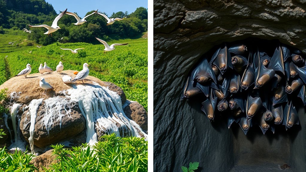 seabird versus bat fertilizer