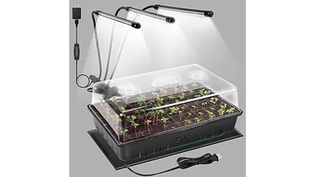 seed starter kit with grow light