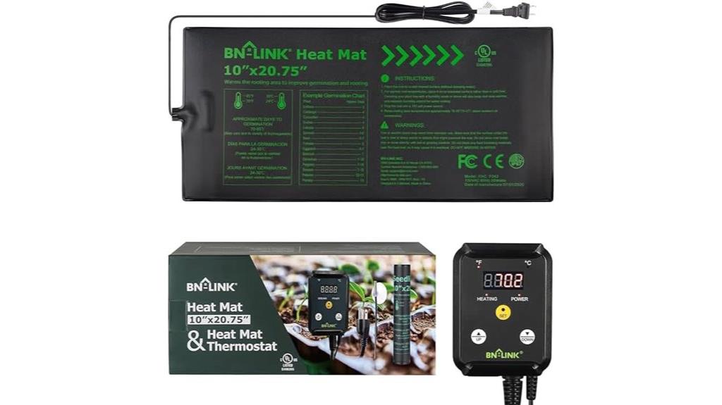 seedling heat mat thermostat