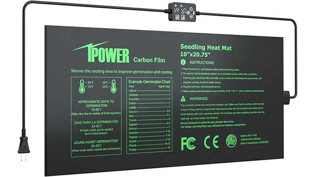 seedling heating mat controller